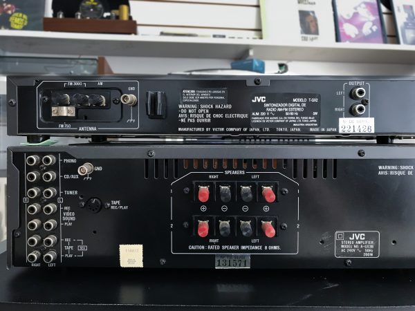 sistema hifi jvc amplificador agx3 sintonizado vintage audio argentina astoraudio