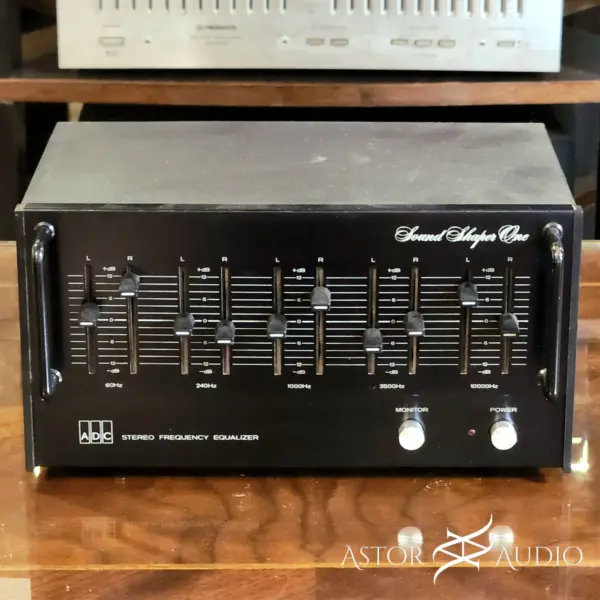 Ecualizador ADC Sound Shaper One Hi-Fi vintage restaurado por AstorAudio, equipo de audio clásico de alta fidelidad en funcionamiento cordoba argentina
